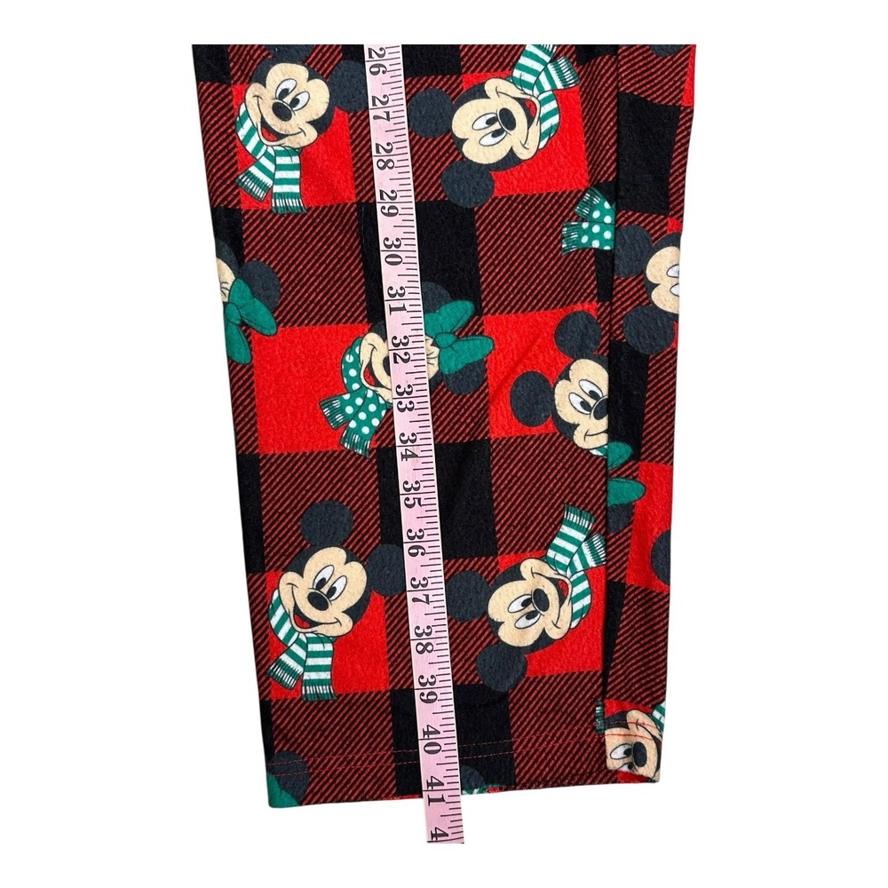 Disney Mickey Mouse Christmas 2 Pc Pajama Set Womens L Long Sleeve Top & Pant - Picture 5 of 12